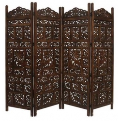 Screen Elephant Burnt 4 Panel